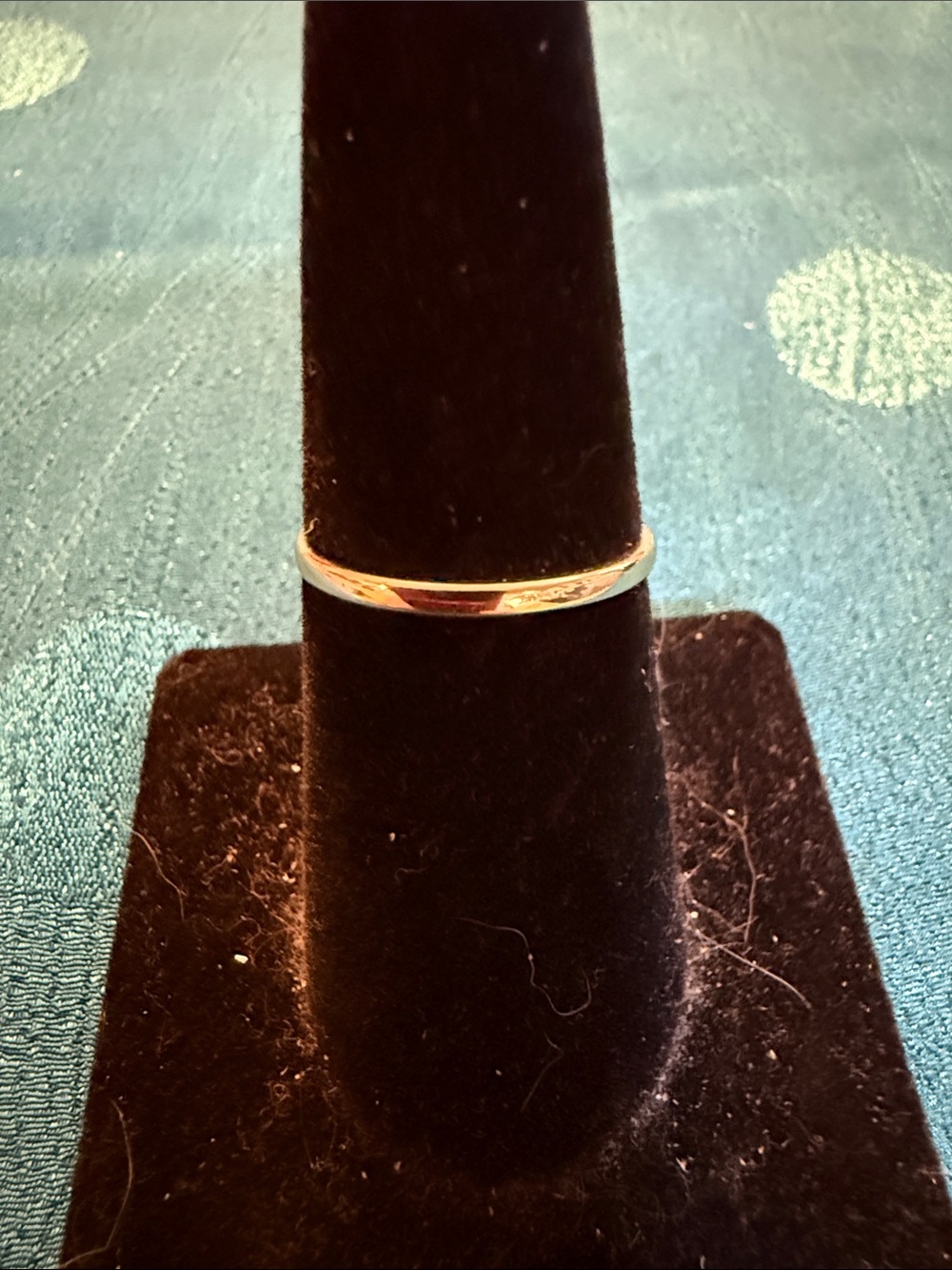 Classic Thin gold tone Women’s Band Ring - Silver
